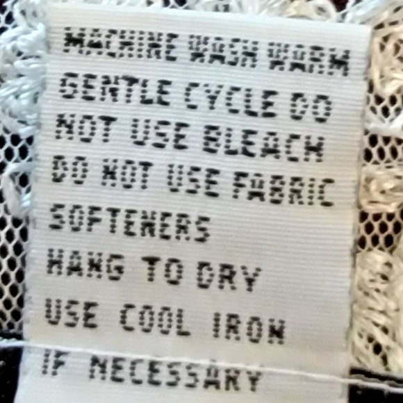 Chaus Vintage Ivory Lace Collar Button-Down Long Sleeve Blouse – Size 10 - Picture 7 of 7